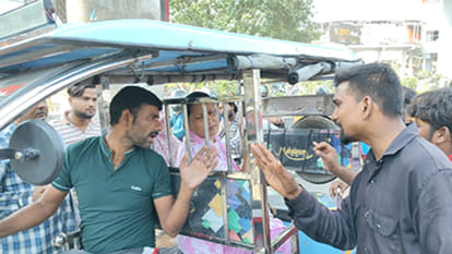 Kanpur: E-rickshaw drivers without QR became chaotic, chaos everywhere