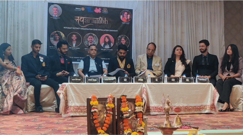Indore news: Udita Rajkotia Singh takes charge as DRR of Rotaract District 3040 with impactful service project