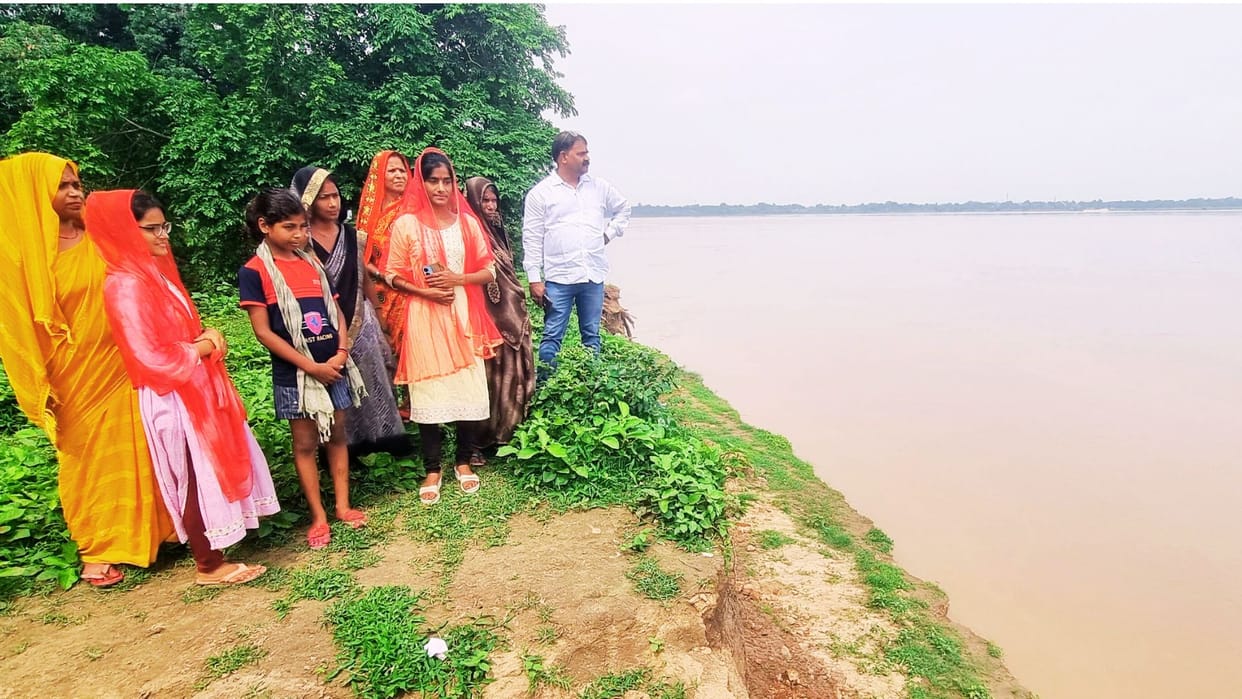 Ganga crossed last year's record water level, water level reached 78.20 meters