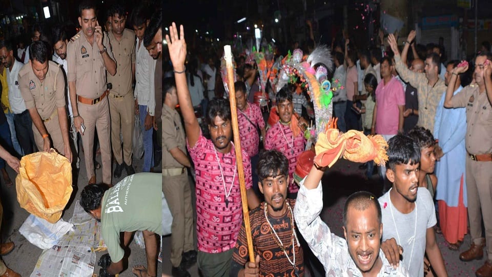 Uproar After Meat Thrown on Kanwar Yatra Route in Firozabad Kanwar Yatra 2025