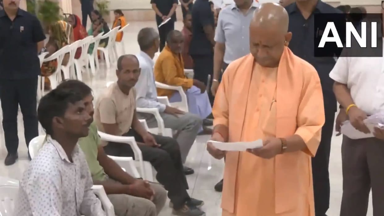 Janta Darshan of Chief Minister Yogi Adityanath.