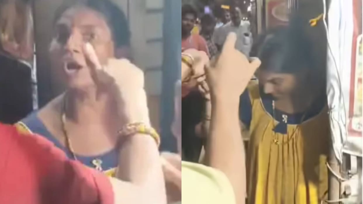 Forcing a woman to speak Marathi costed the man heavily he gave a strong reply in return Video goes Viral