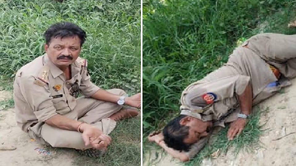 Fatehpur News Sub inspector suspended after drunk video went viral