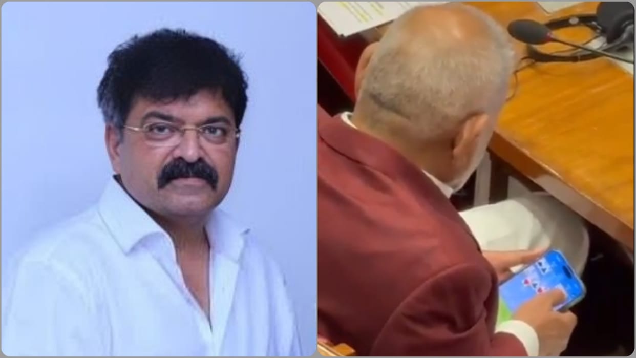 NCP (SP) posts more videos of Maharashtra agri minister playing 'rummy' game in monsoon session
