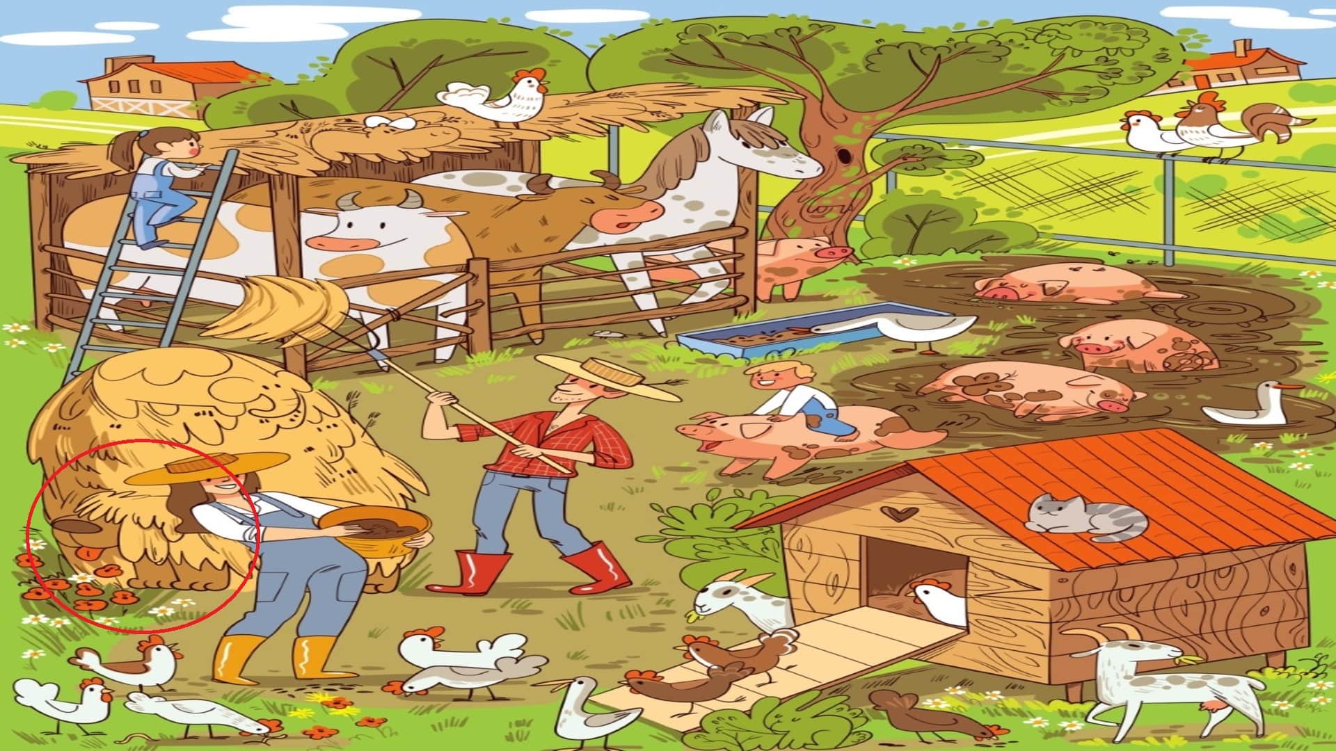 Optical Illusion IQ Test Brain Test If You Have Hawk Eyes Then Find Dog in 15 Seconds
