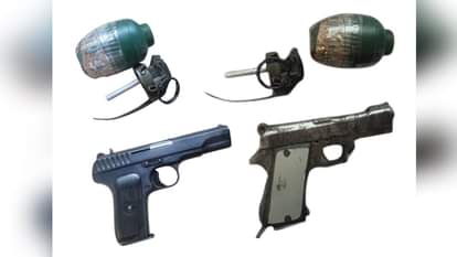 आरोपियों से बरामद हथियार