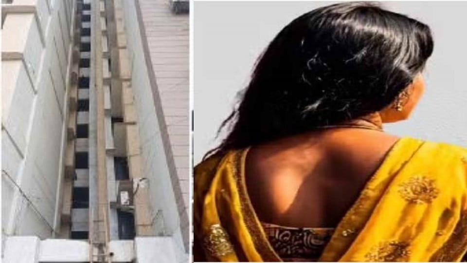 businessman's wife committed suicide by jumping from the eighth floor