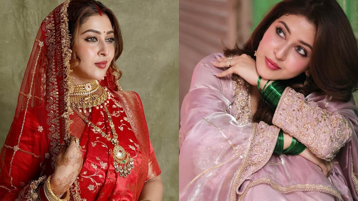 Top 5 Teej Outfit Ideas 2025 Hariyali Teej look inspired by sonarika bhadoria