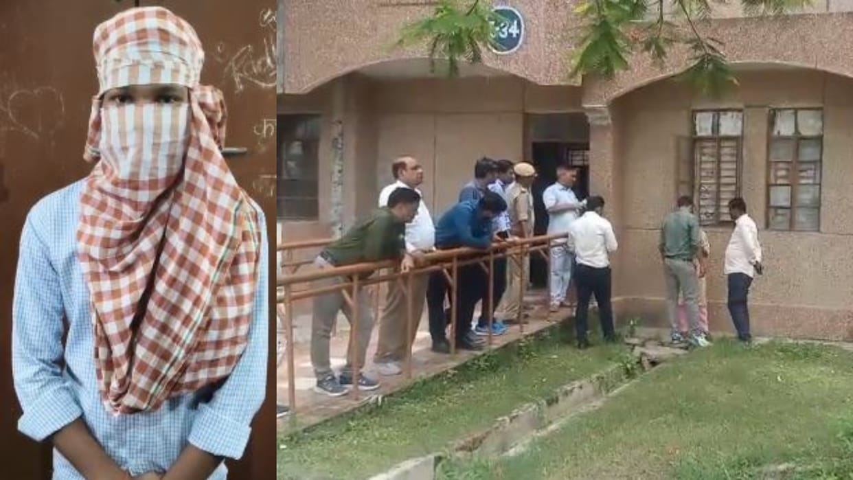 150 students of Navodaya Vidyalaya locked themselves in the hostel in lakhimpur kheri
