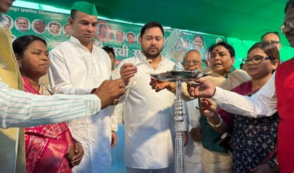 Bihar News : Tej pratap yadav and tejashwi yadav meeting in bihar vidhan sabha session before bihar election