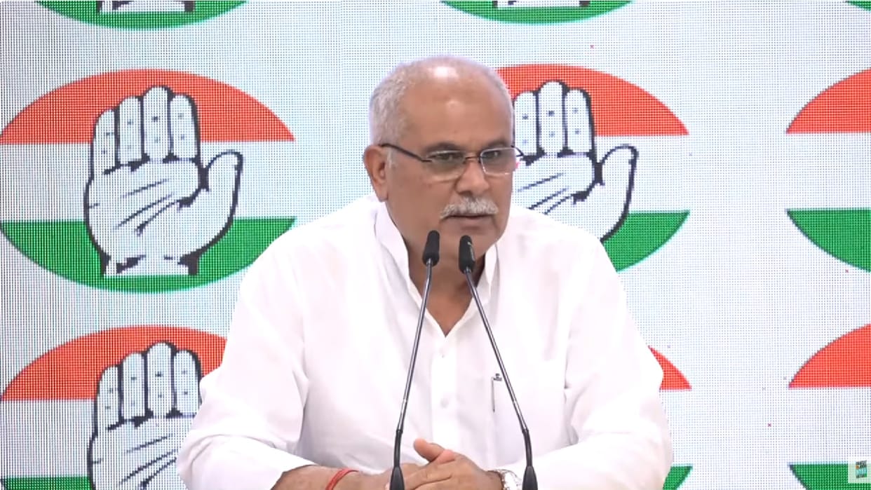 Bhupesh Baghel alleagation on CG BJP regarding ED