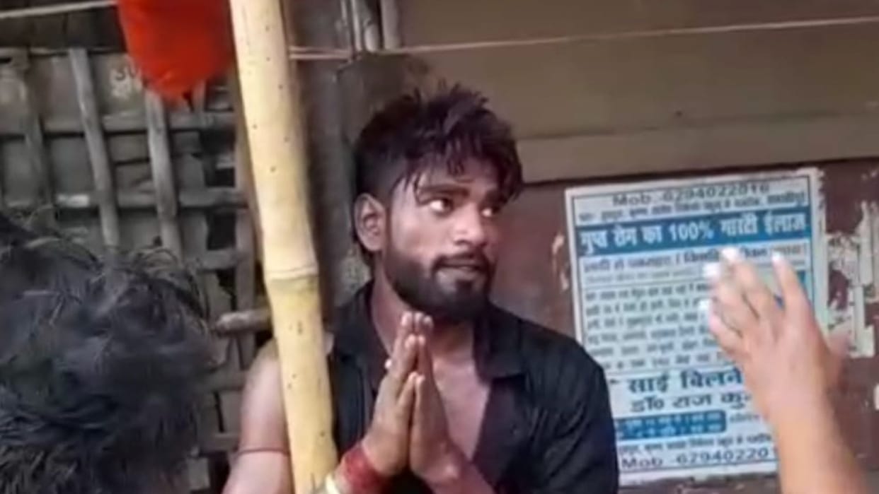 Bihar: A mentally challenged youth was brutally beaten up by a mob for creating a ruckus in a temple