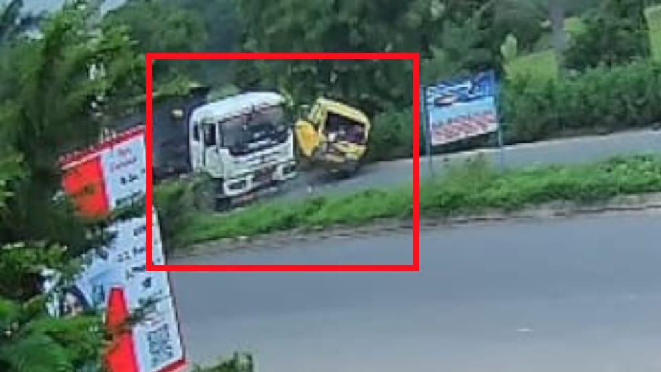 School van overturned after being hit by a dumper Magic was taking van in wrong direction to avoid six km