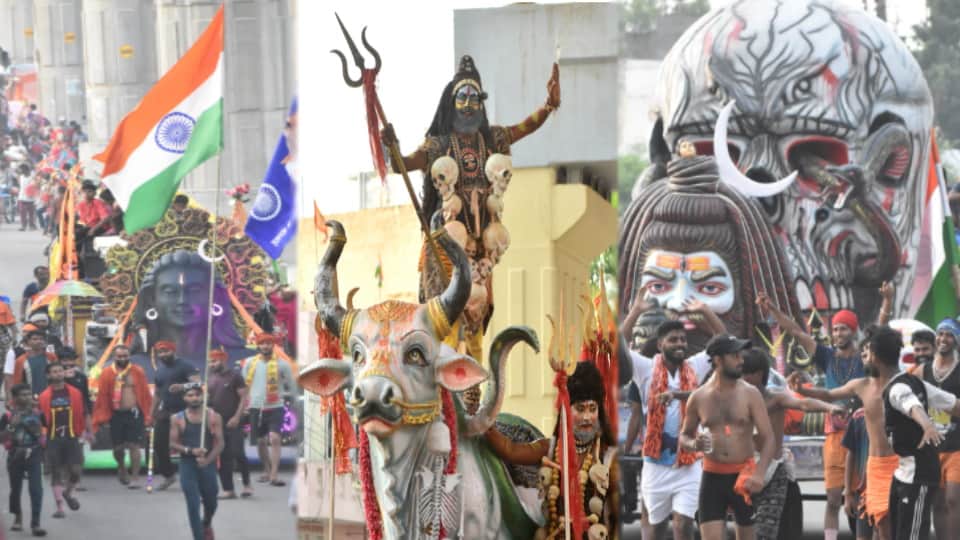 Preparations for Kanwar Yatra underway in Delhi: Pandals begin to come up on the roads.