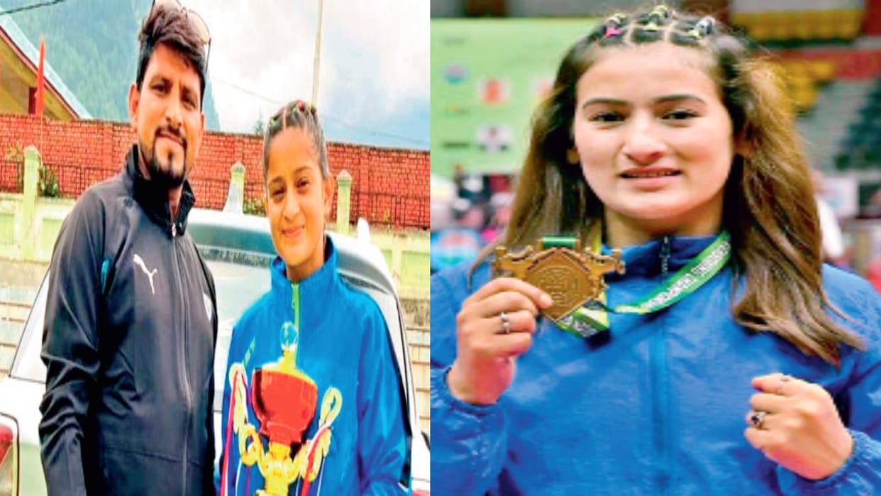 Nidhi Thakur of Solan won gold in 800 meter race and Dikshita of Sirmaur won gold in kick boxing