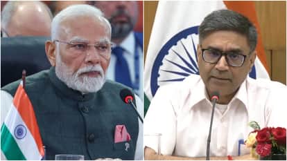 पीएम मोदी और विदेश सचिव विक्रम मिस्री।