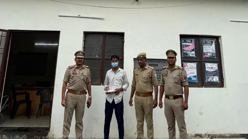 Greater Noida Police arrested a criminal wanted under Gangster Act in an encounter