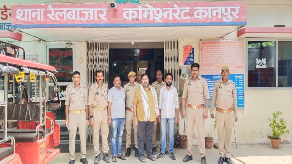 Kanpur: Railbazar police sent three associates of Avnish Dixit to jail