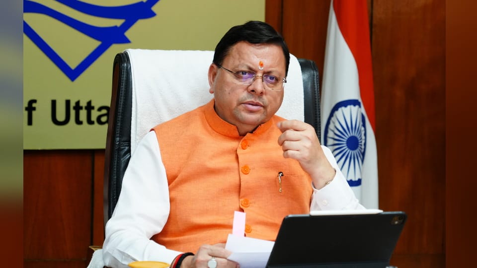 Dehradun News On incident of violence at police station CM Dhami said Religious chaos will not be tolerated in