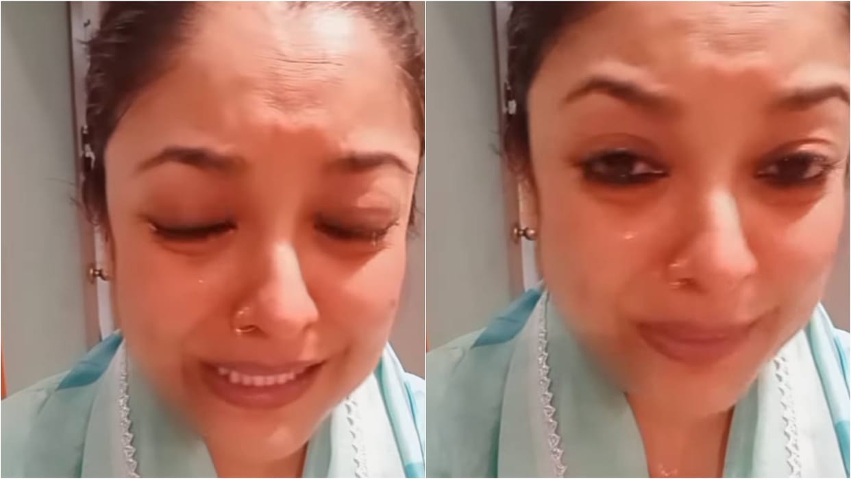 Actress Tanushree Dutta Breaks Down In recent Video claiming that she is being harassed in her own house
