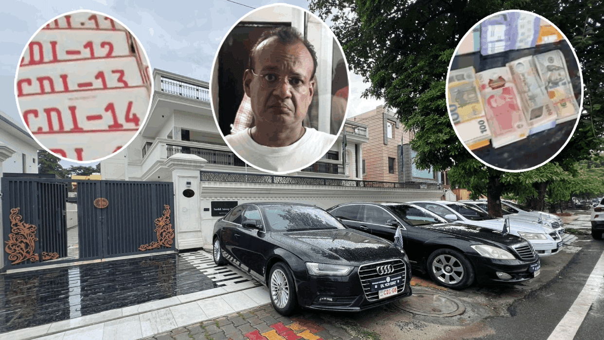 Three of four vehicles recovered from Ghaziabad fake embassy diplomatic advisor are expired