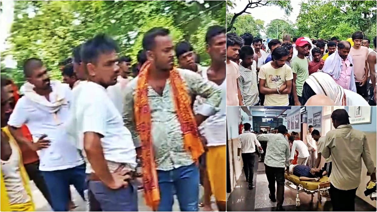 Bihar Crime: Rapid firing in broad daylight in Bhojpur, one died on spot, another seriously injured