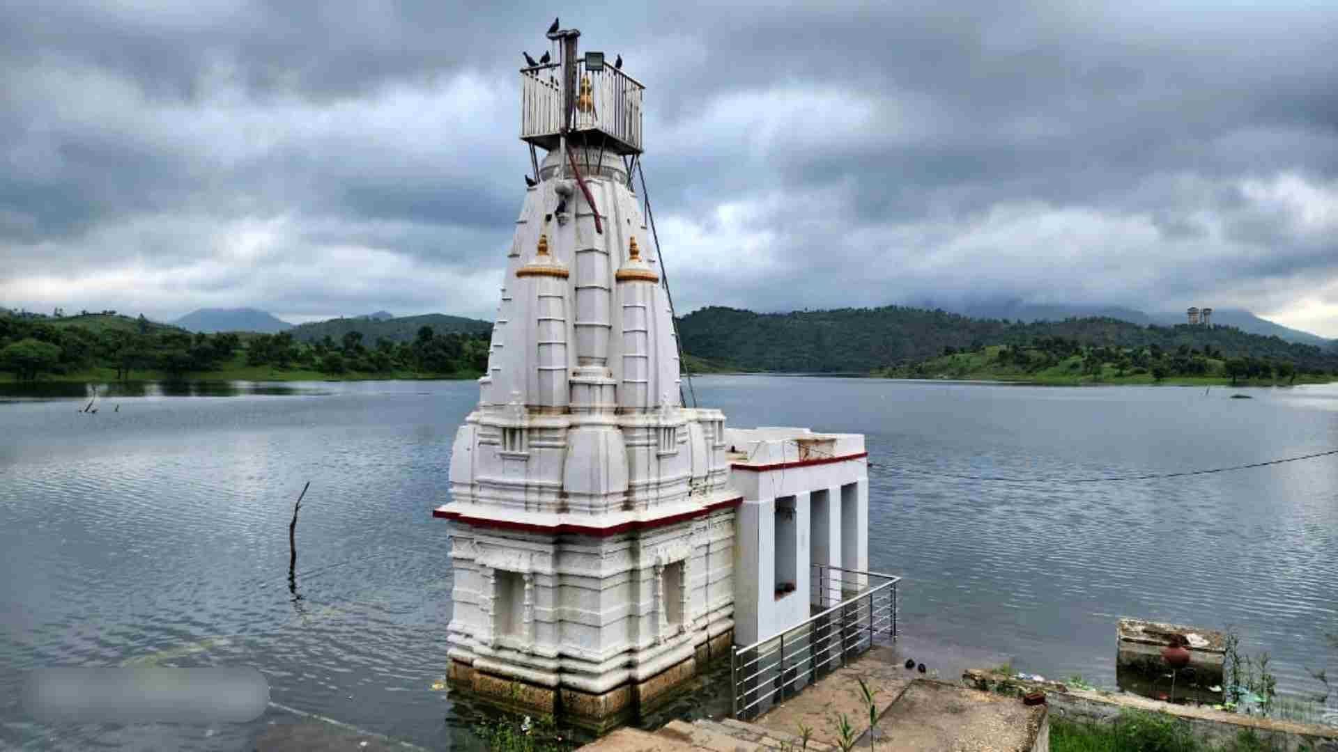Rajasthan News: Udaipur's Chandreshwar Mahadev temple submerged due to Mansi Wakal dam