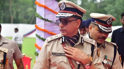 Chandigarh DGP Dr. Sagar Preet Hooda joined welcome parade in police line