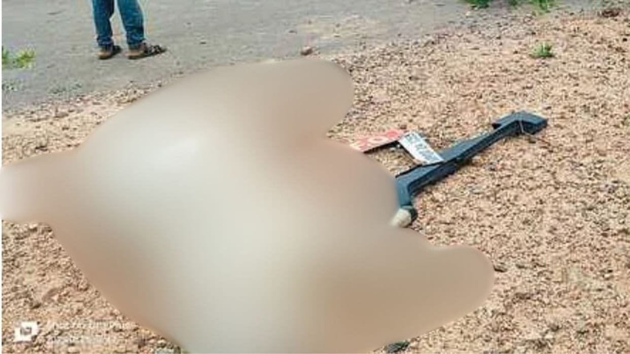 Tikamgarh district DFO's vehicle collided, one cow died, one injured