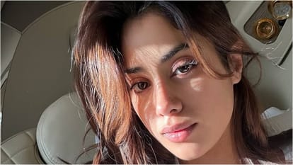 Param Sundari actress Janhvi Kapoor shares her stylish and stunning photos from flight says lots of love