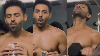 Kartik Aaryan Cheat His Diet Plan Share Funny Video On Social Media