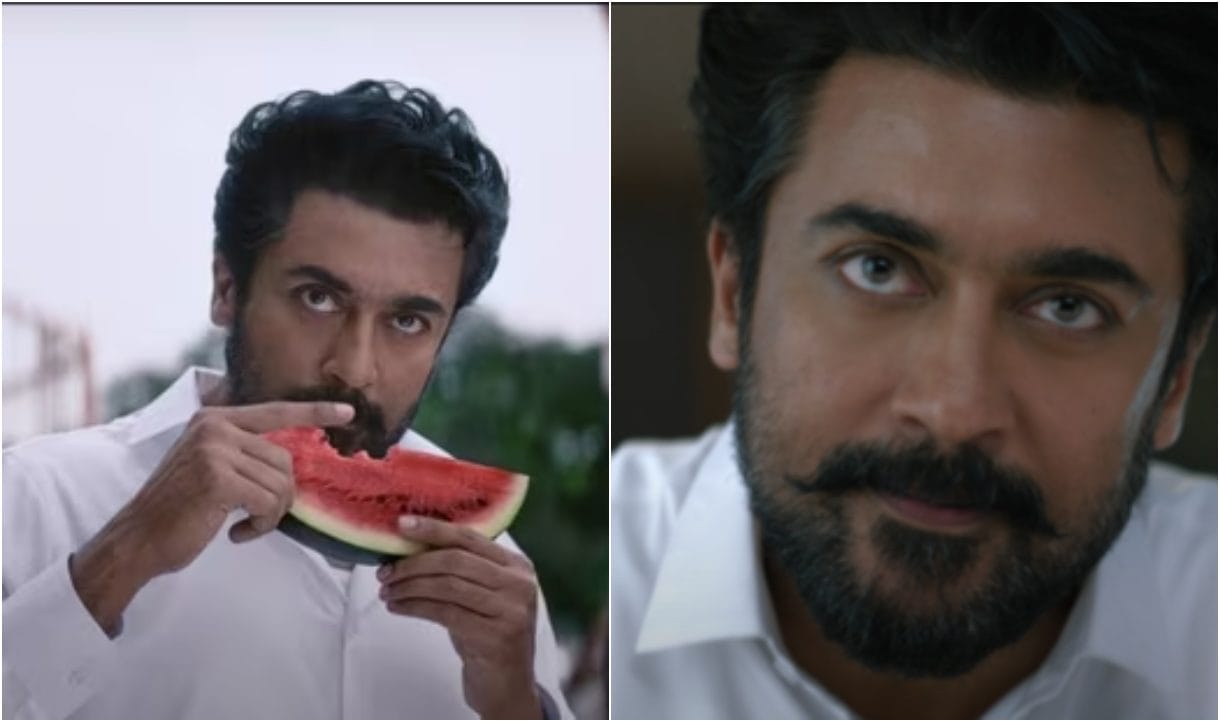 suriya karuppu teaser release action packed return fans excited on his birthday