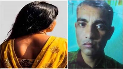 महिला सांकेतिक और मृतक का फाइल फोटो
