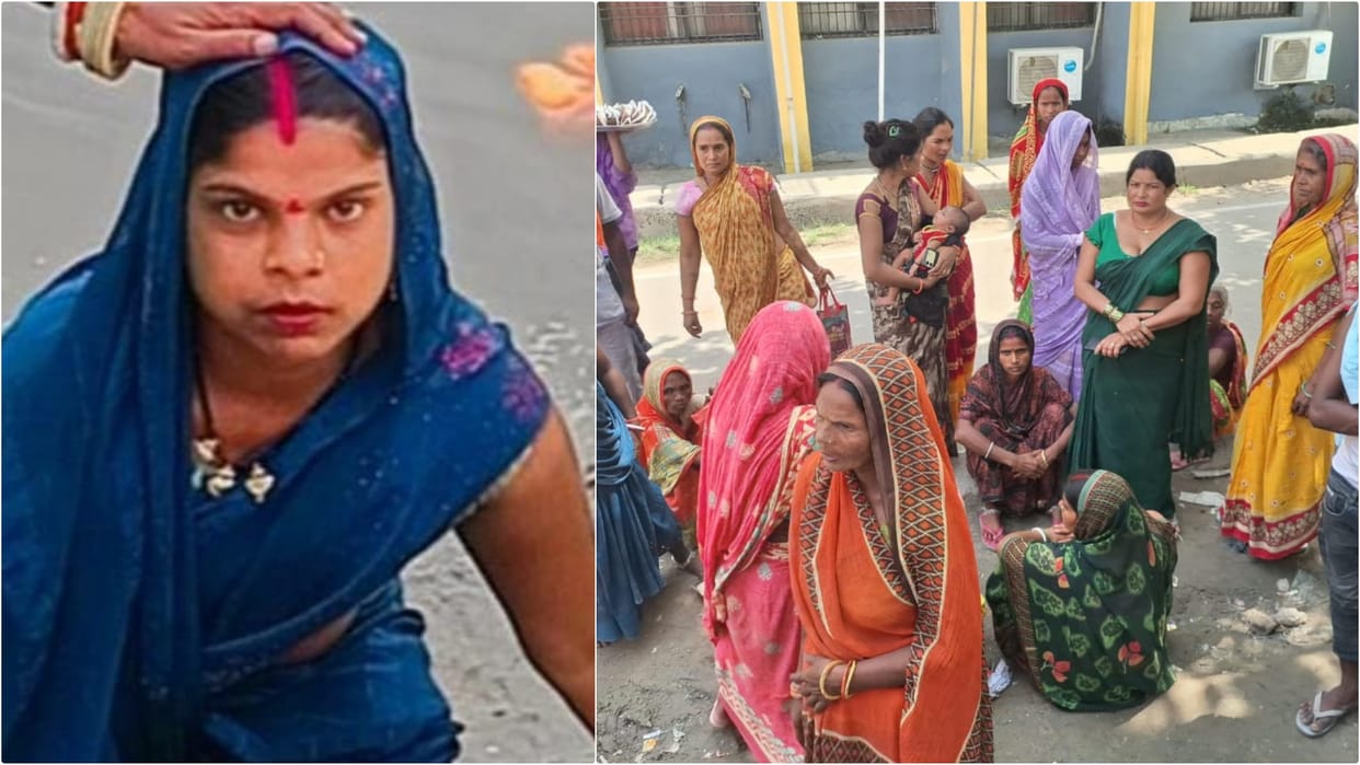 Muzaffarpur: Woman died under suspicious circumstances husband accused killing by suffocating her with pillow