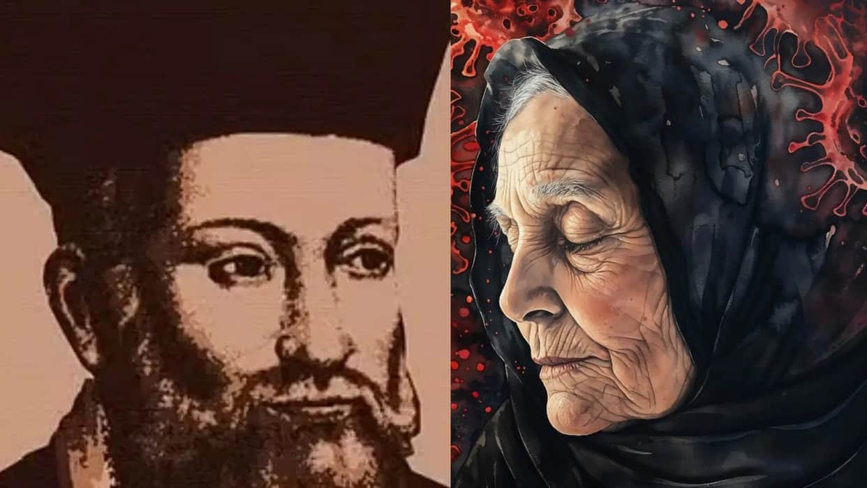 nostradamus and baba vanga 2025 predictions Epidemic war destruction and rise of new forces