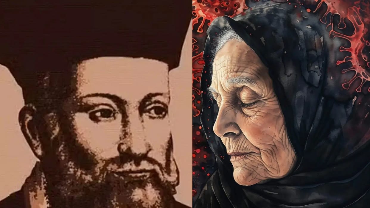 nostradamus and baba vanga 2025 predictions Epidemic war destruction and rise of new forces