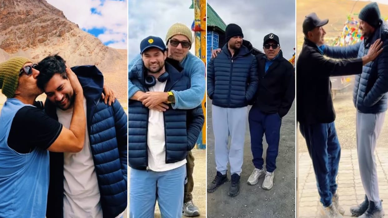 Border 2 actor Sunny deol share video with son rajveer says A Father Son trip through the majestic Himalayas