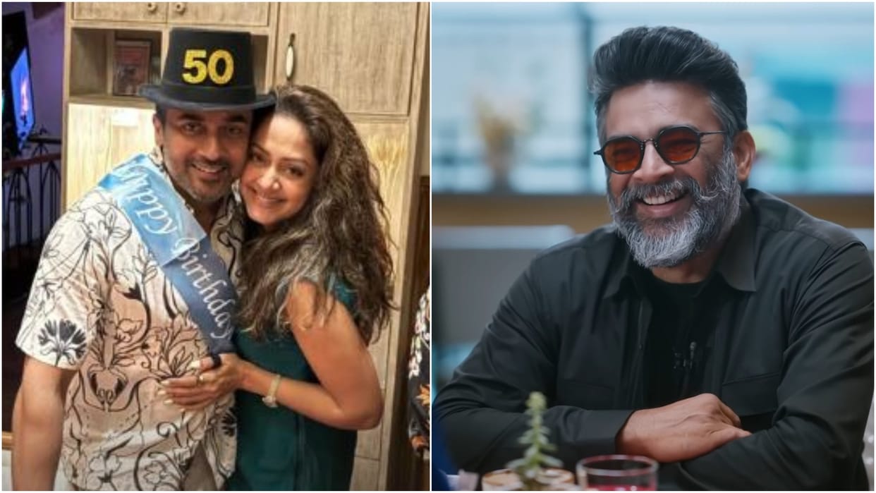 Wife Jyotika Hosts A Party On Husband Suriya Birthday Actor R Madhavan Wish Him With A Lovely Couple Photo