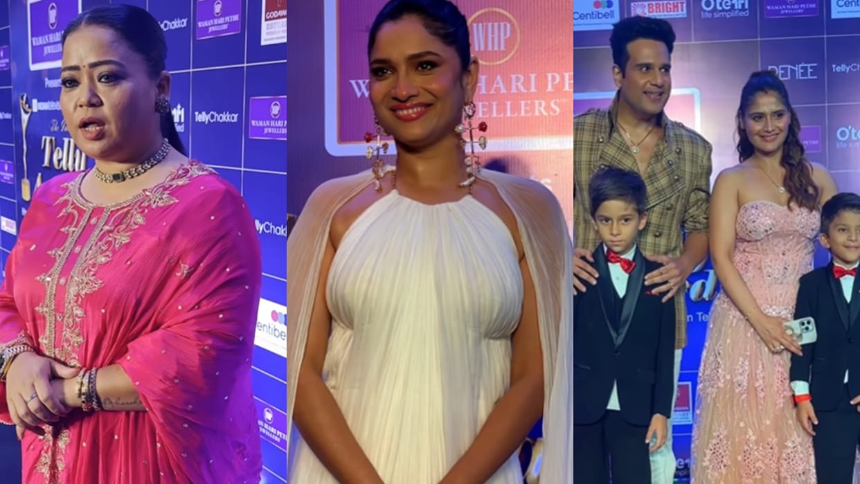 Bharti Singh Ankita Lokhande Krushna Abhishek And Other Tv Celebs Attend Telly Awards 2025