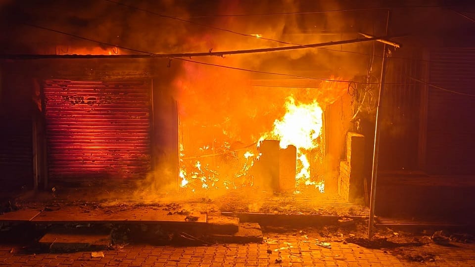 Farrukhabad: A short circuit caused a fire in a bicycle shop, causing losses worth lakhs