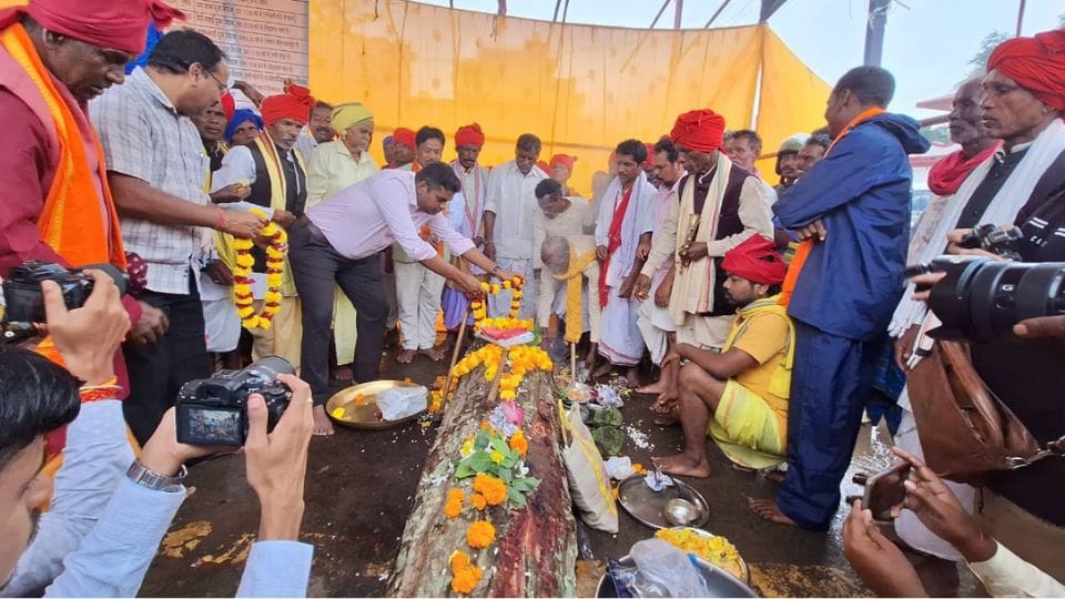 Bastar Dussehra started with Pat Jatra Puja Vidhan