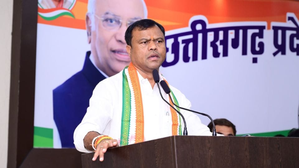 छत्तीसगढ़ प्रदेश कांग्रेस कमेटी के अध्यक्ष दीपक बैज