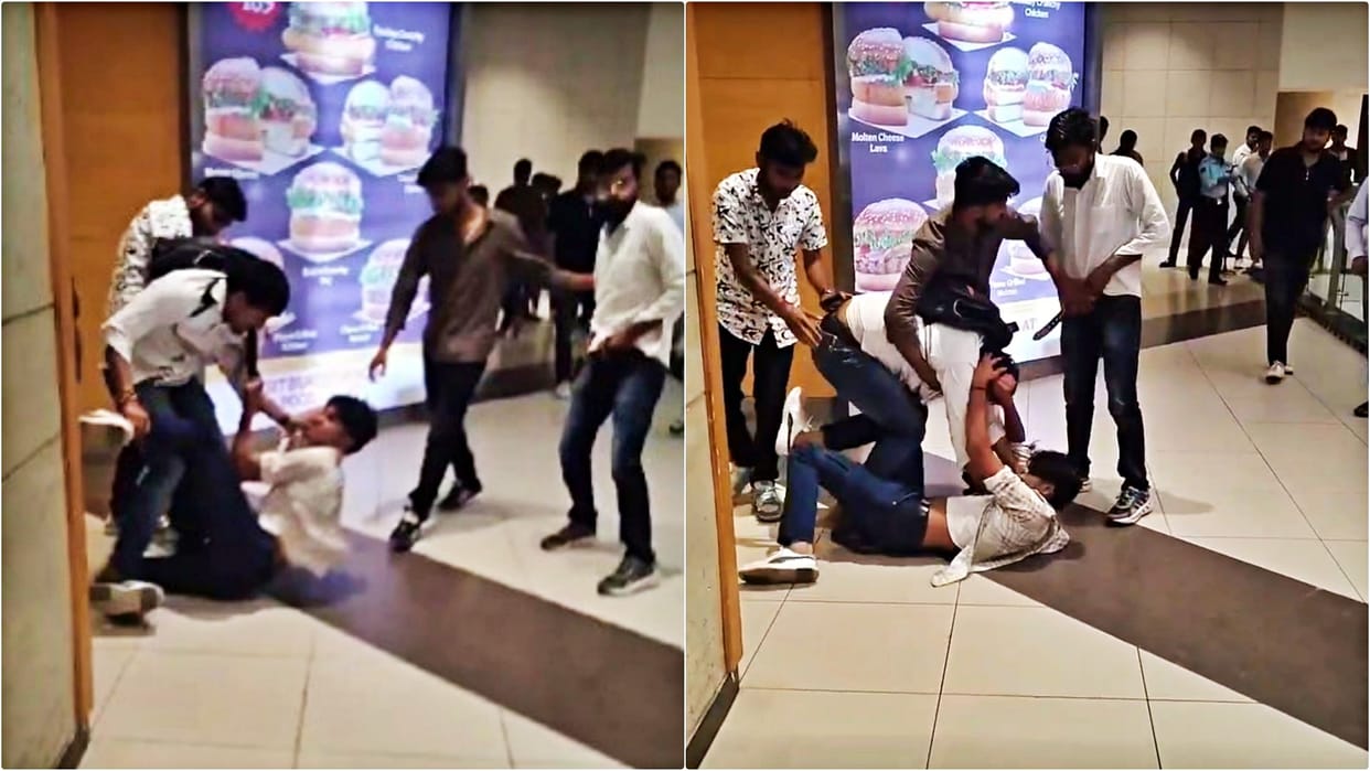 Gwalior: Ruckus outside cinema hall after watching Saiyaara movie, fierce fight between youths over girlfriend