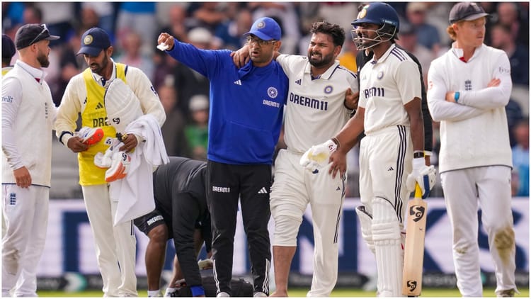 Ind Vs Eng 5th Test Rishabh Pant Ruled Out Of Fifth Test Due To Injury N Jagadeesan Named Replacement – Amar Ujala Hindi News Live