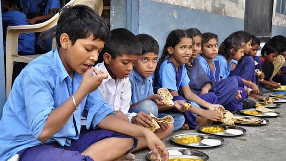Mid day meal menu changes in Haryana govt Schools