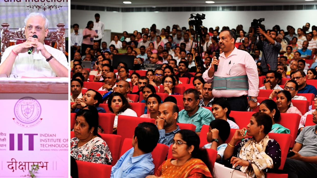 IIT BHU convocation director told students help others selflessly new session of B.Tech has started