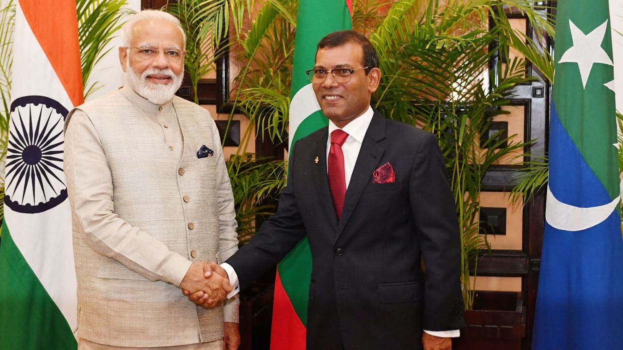Maldives Ex President Nasheed said If India was not there, we would have defaulted in repaying loan