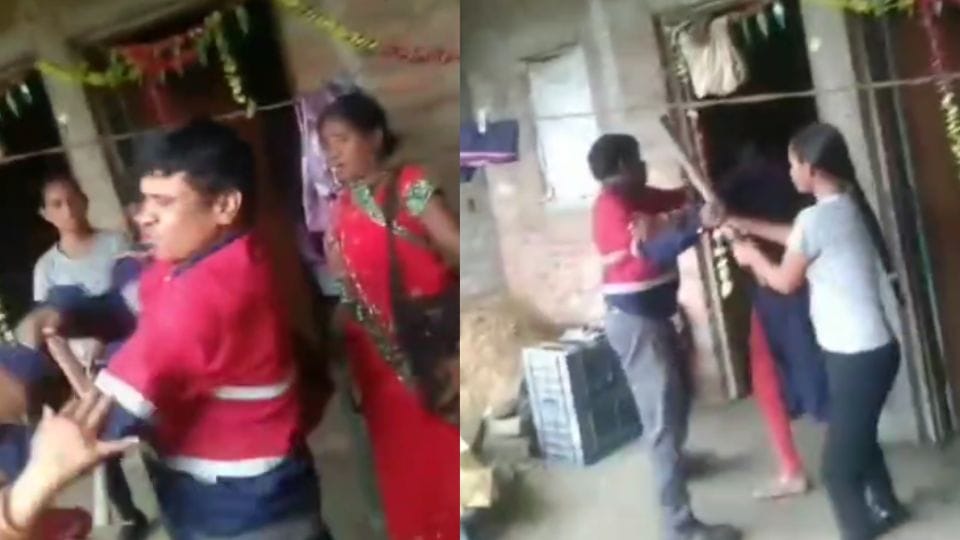 Korba husband brutally beats his wife