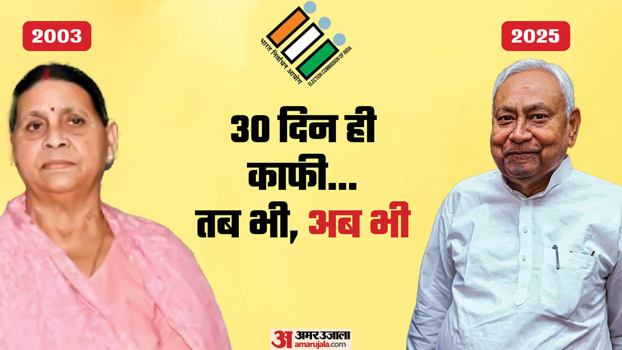 Bihar News : Bihar SIR 2025 timeline election commission of india vs 2003 voter