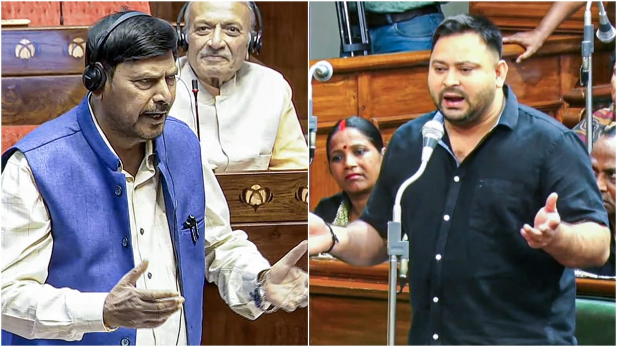 If they are talking about boycotting elections they are conceding defeat: Ramdas Athawale on Tejashwi warning